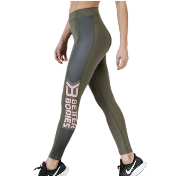 Better Bodies - Chrystie High Tights Green - L - Picture 1 of 5